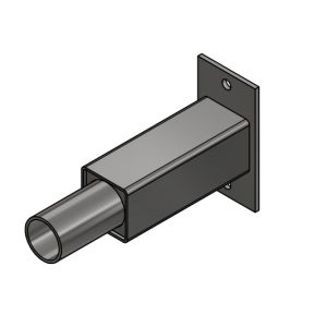 side mount bracket end